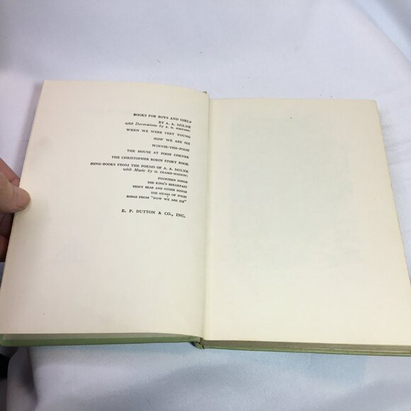 Now We Are Six A. A. Milne Ernest H. Shepard 1952 Hardcover Winnie The Pooh - Picture 7 of 16